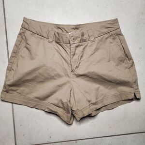 Khaki women mini shorts size 4